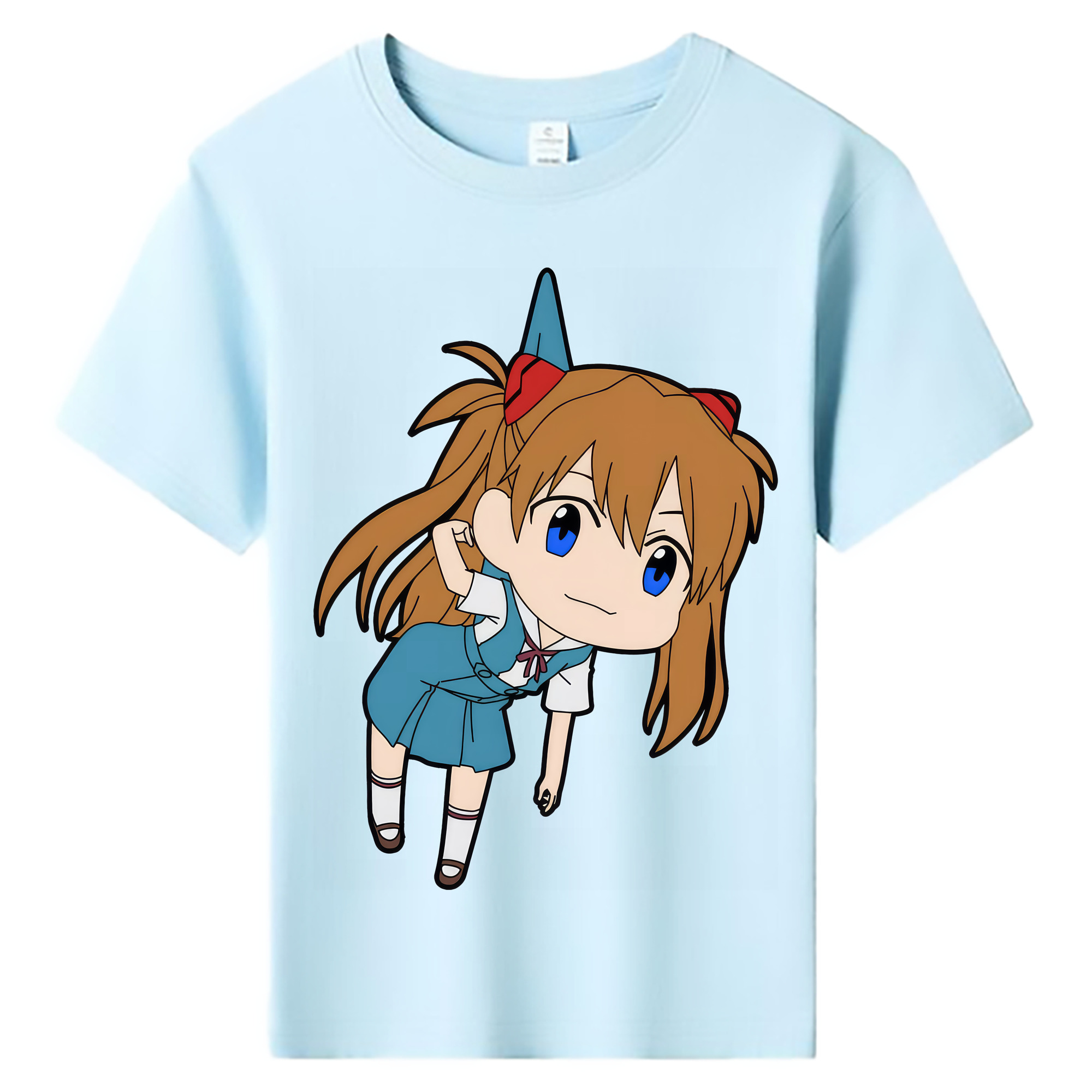 （画像用） EVA 新世紀エヴァンゲリオン 綿100％キッズTシャツ（フロントプリント）